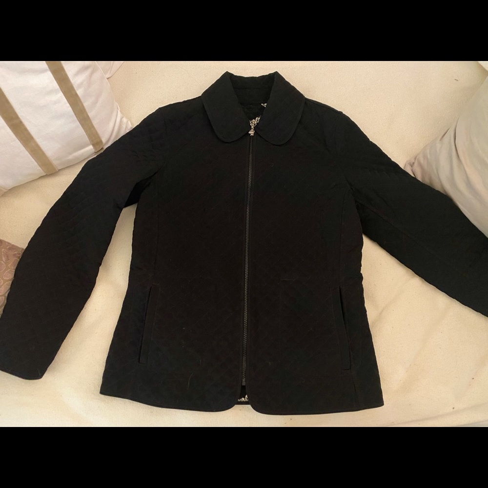 Esprit small, fitted, reversible quilted jacket.